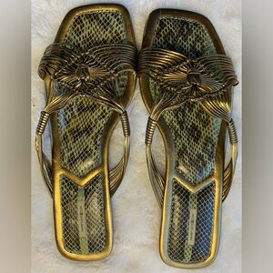 MAXSTUDIO leather sandals size 8